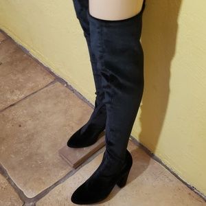 Forever 21 Black thigh boots